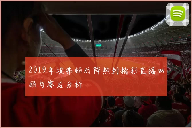 2019年埃弗顿对阵热刺精彩直播回顾与赛后分析